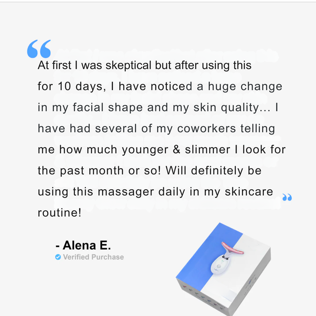 7 LED and EMS Facial Sculpting and Lifting Massager