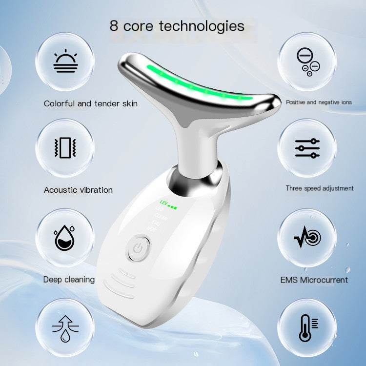 3-in-1 LED massager with vibration & thermal therapy