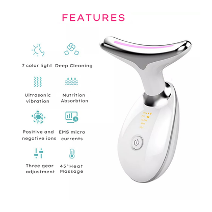 7 LED and EMS Facial Sculpting and Lifting Massager