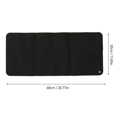 Grounding Mat Large Black Earthing Grounding Pad For Elderly Foot Therapy Relieving Anxiety Grounding Sleep Mat Grounding Sheet