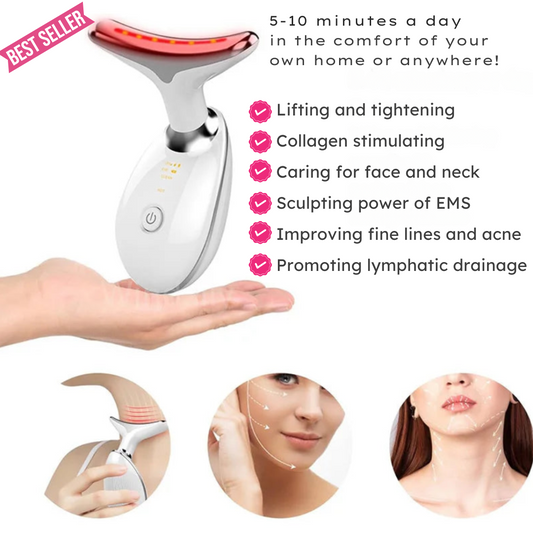 7 LED and EMS Facial Sculpting and Lifting Massager